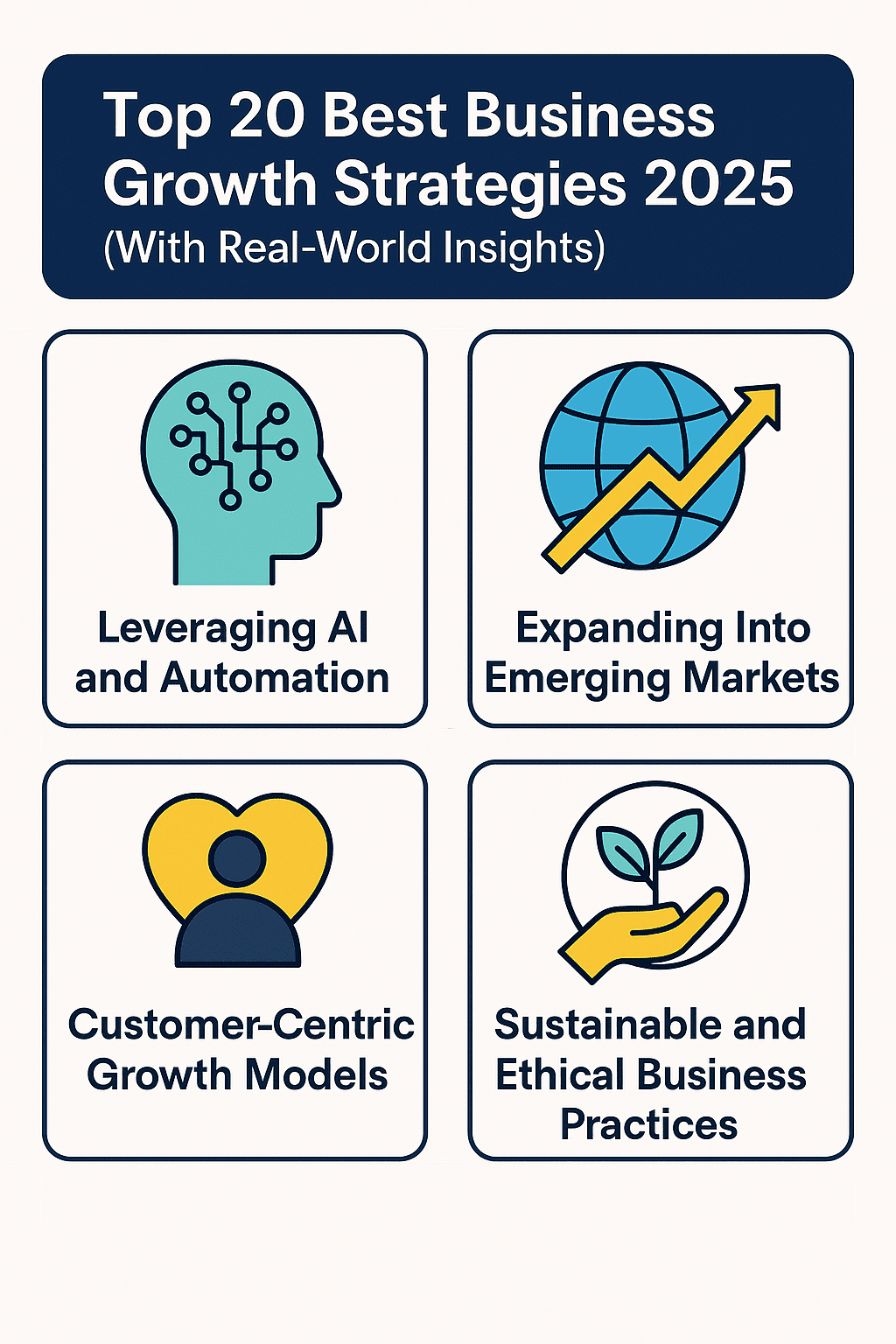 Top 20 Best Business Growth Strategies 2025