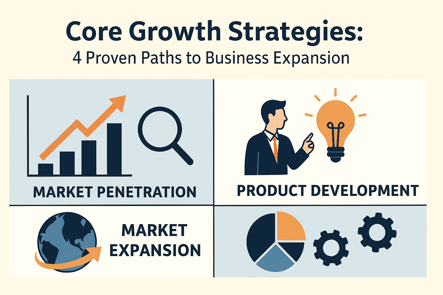 Core Growth Strategies: 4 Proven Paths to Business Expansion
