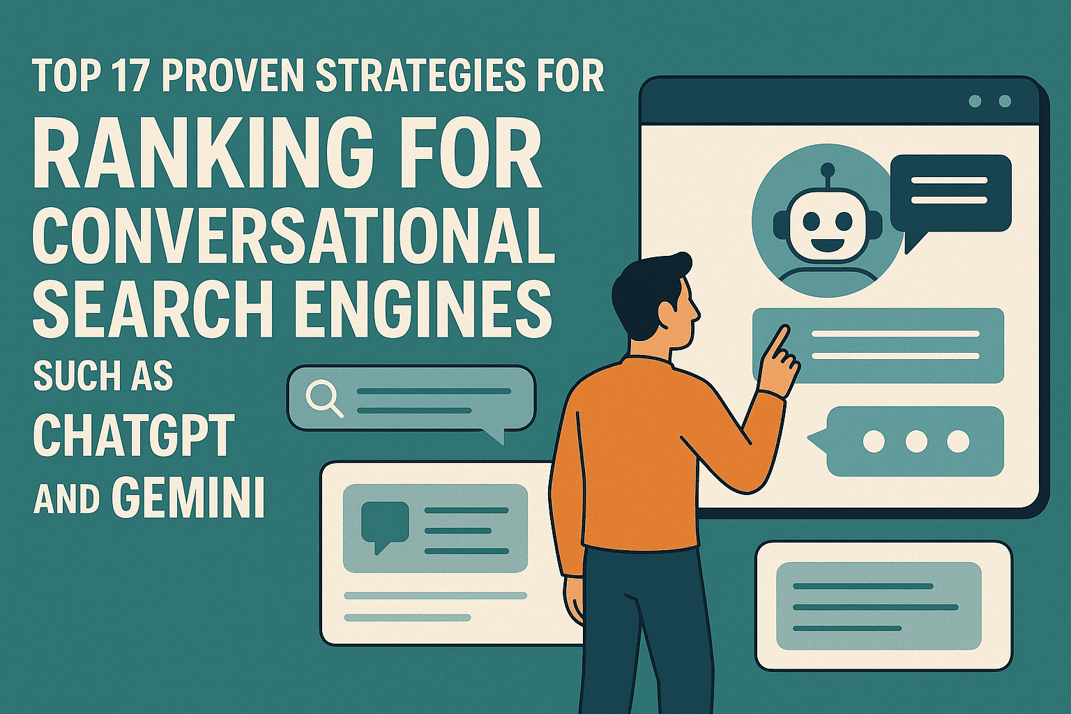 Strategies for Ranking for Conversational Search Engines such as chatGPT and Gemini